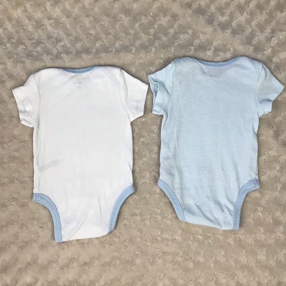 Quiltex & Little Me Baby Boy Bundle Sleeper FLAWS - Picture 7 of 8